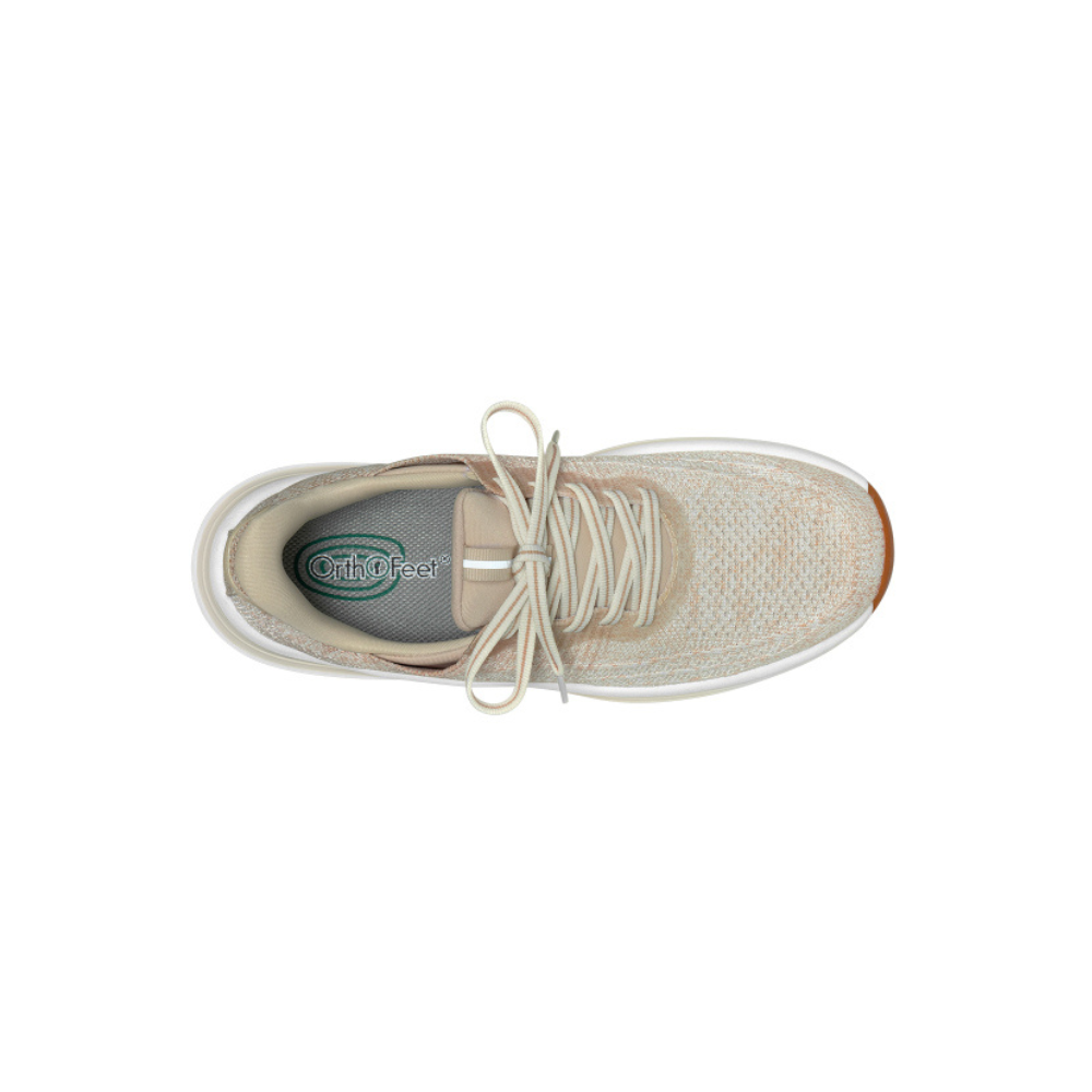 OrthoFeet Women's Nira Hands Free Sneaker - Blonde