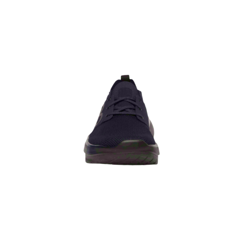 OOFOS Classic Black Men's Lace-Up Shoes - Timeless Oxford Style