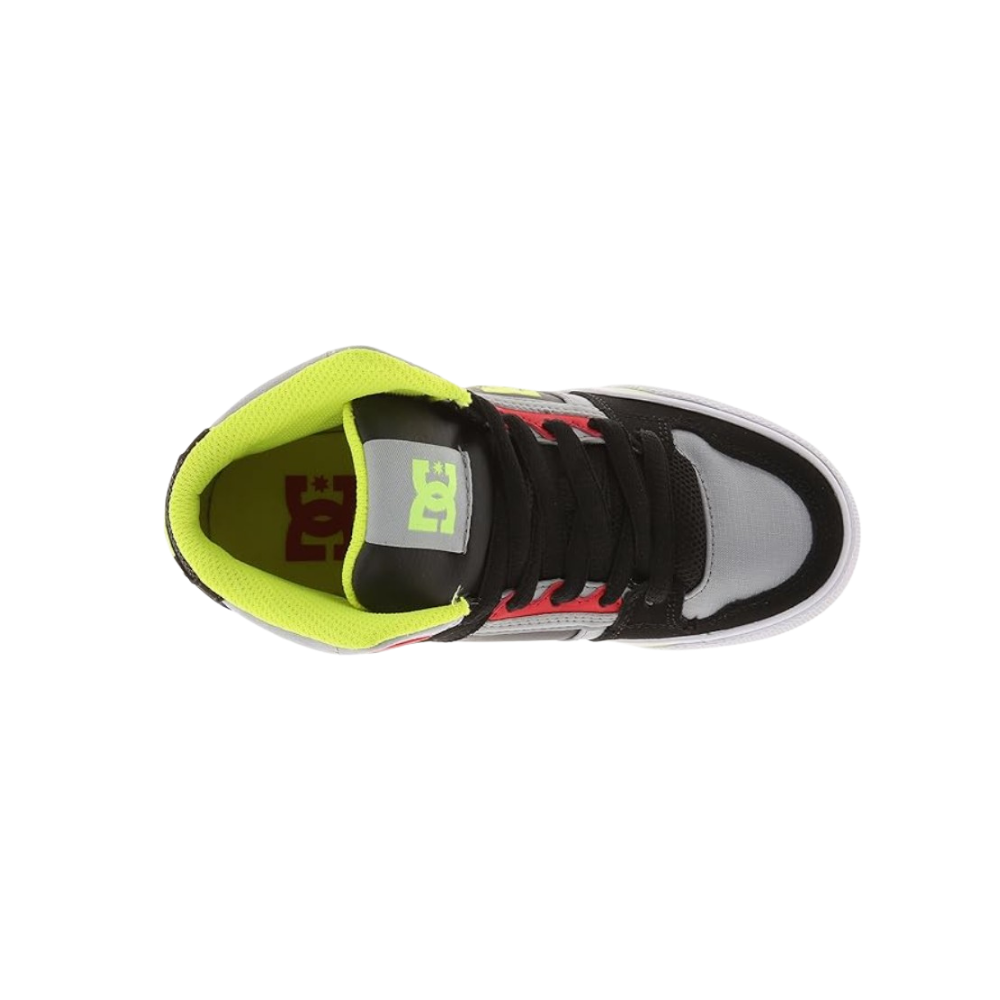 DC Youth Spartan High - Grey / Red - 303499B
