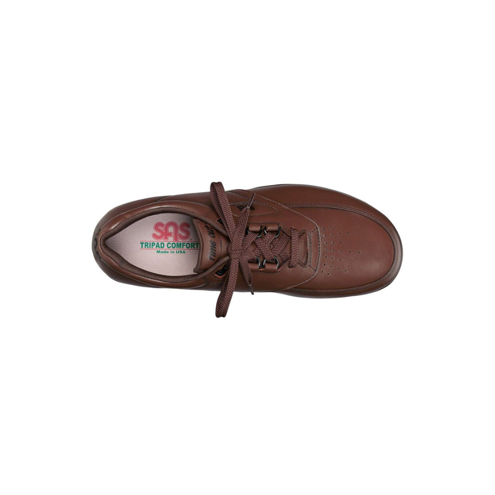 SAS Men's Time Out - Leather Active Shoe - Antique Walnut