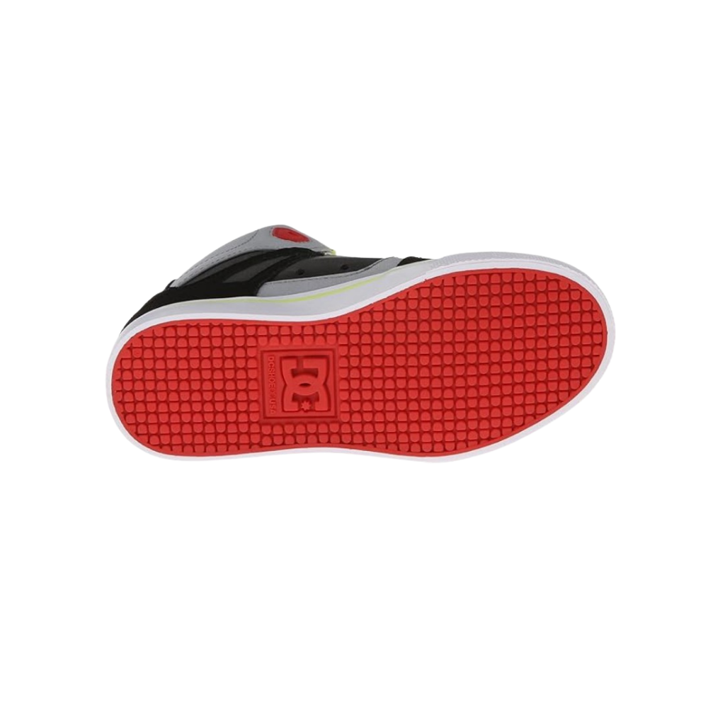 DC Youth Spartan High - Grey / Red - 303499B