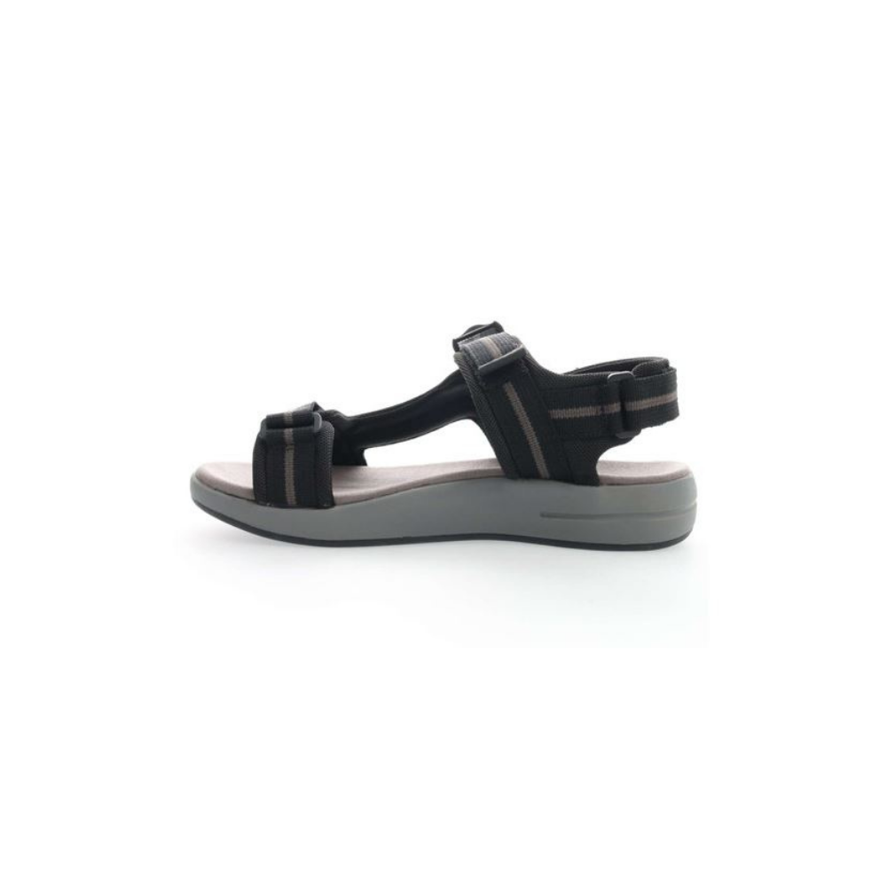 Propet Men's Eli Sport Sandals – Black/Grey