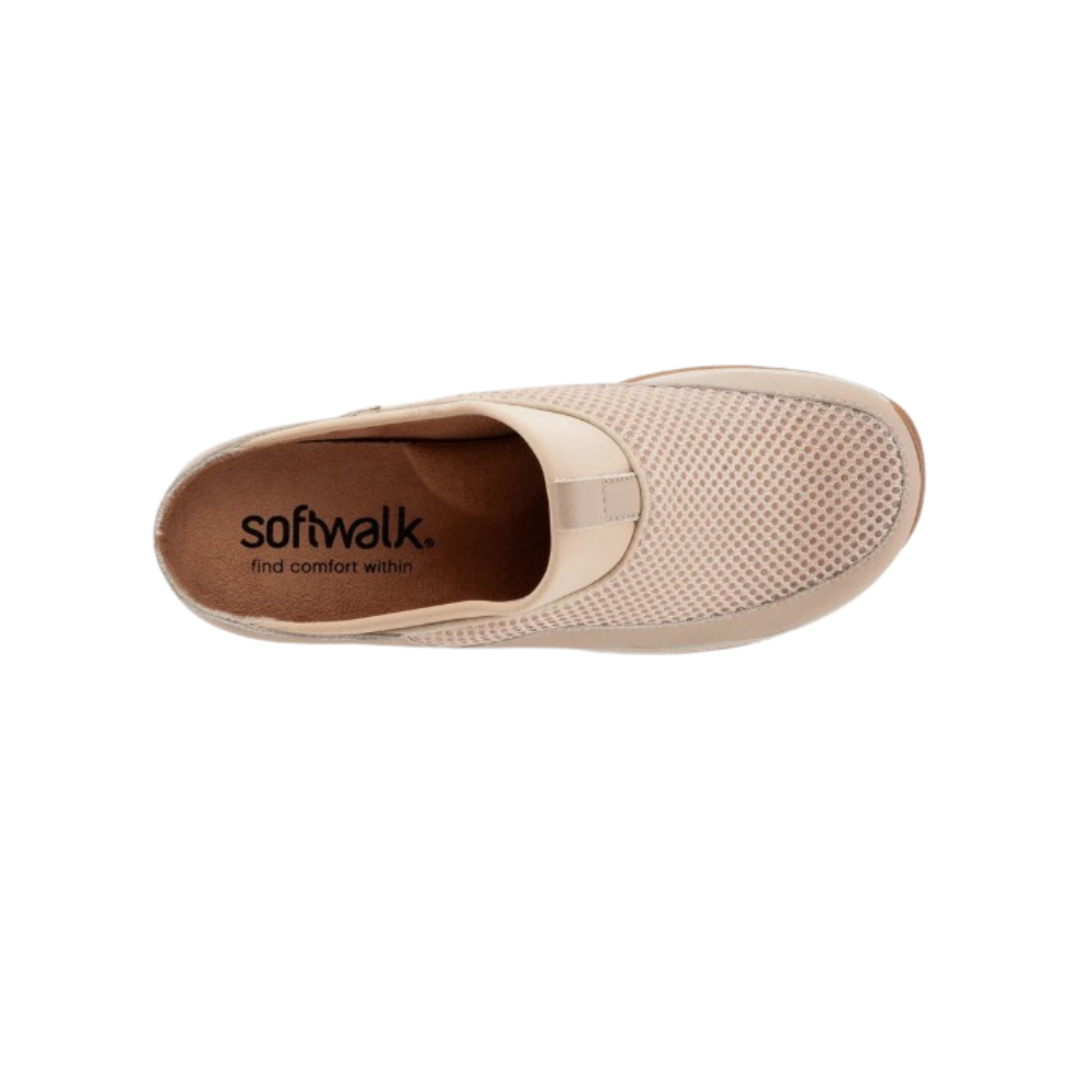 SoftWalk Aberdeen Women's Sport Slip-On Mule - Ivory