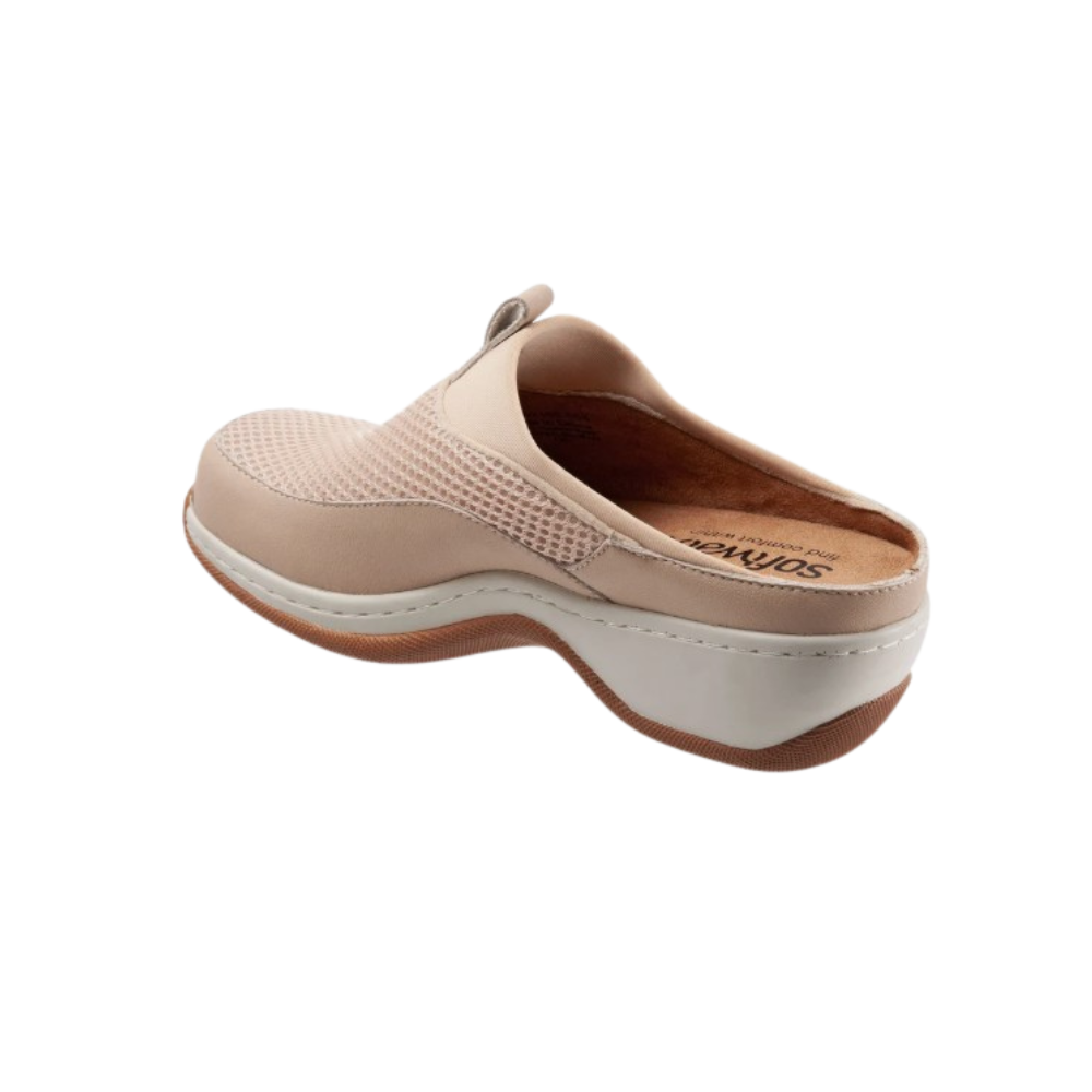 SoftWalk Aberdeen Women's Sport Slip-On Mule - Ivory