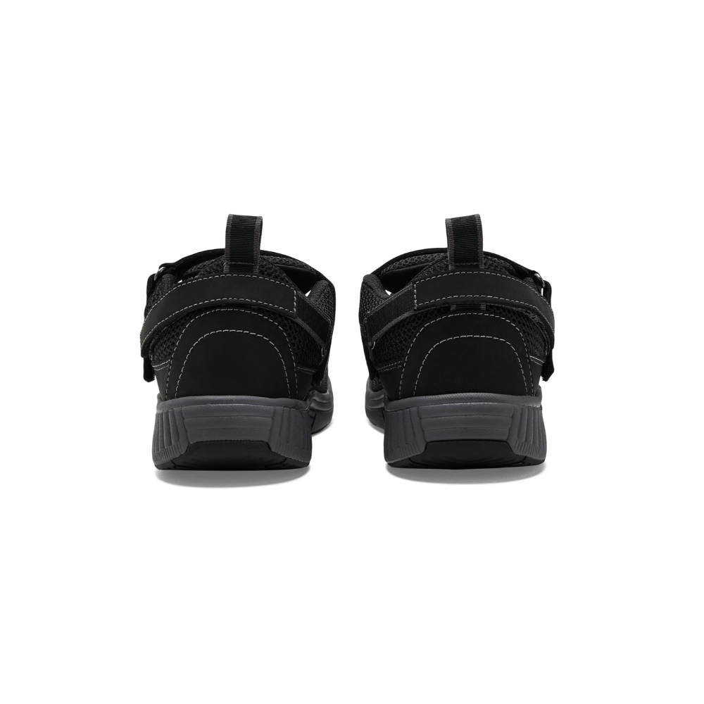 Orthofeet Clearwater Men's Fisherman Sandals - Black