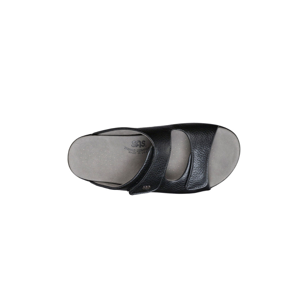 SAS Women's Cozy - Comfort Adjustable Sandal - Black