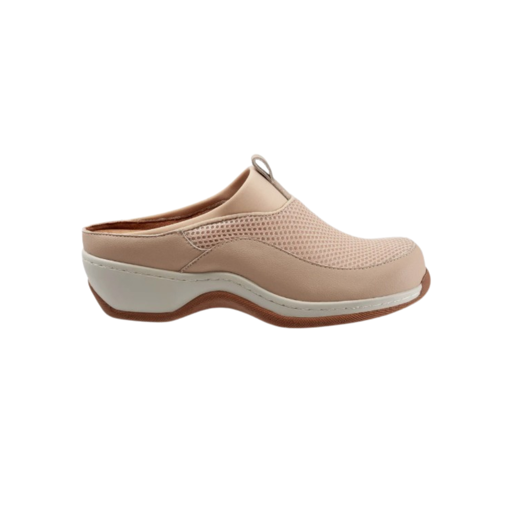 SoftWalk Aberdeen Women's Sport Slip-On Mule - Ivory