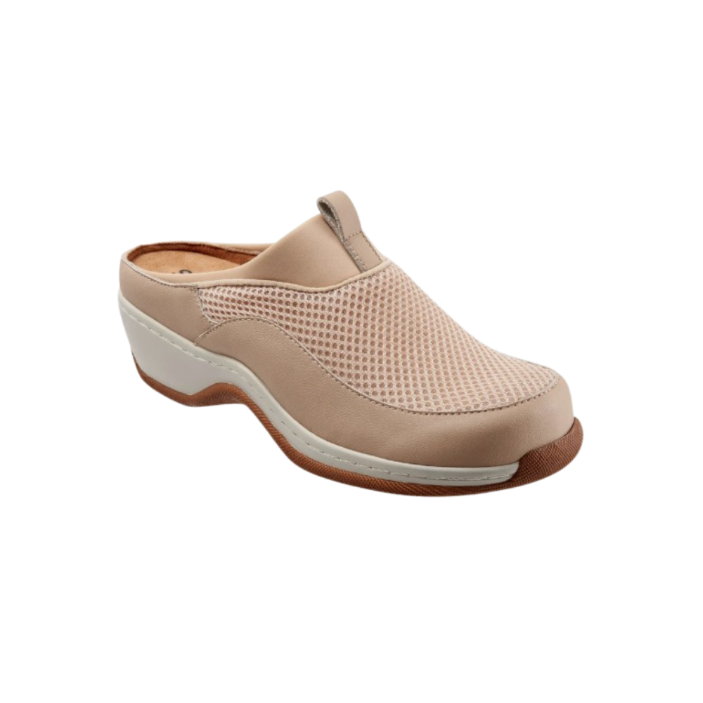 SoftWalk Aberdeen Women's Sport Slip-On Mule - Ivory