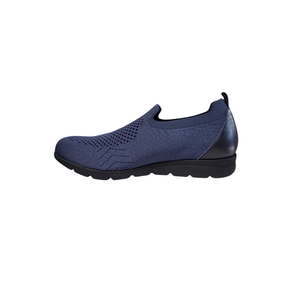 David Tate Women's Ultimate Stretch Slip-On Loafer - Navy Stretch