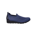 David Tate Women's Ultimate Stretch Slip-On Loafer - Navy Stretch