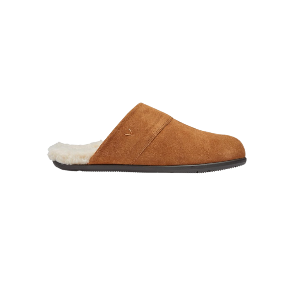 Vionic Men’s Alfons Comfort Slipper - Toffee Suede - 10010990245