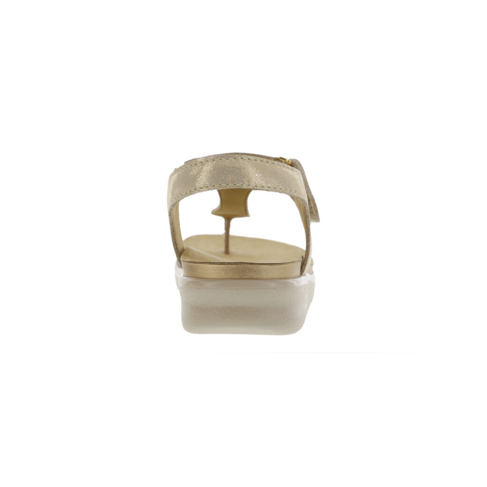 SAS Women's Marina - Leather Comfort Sandal - Soft Gold