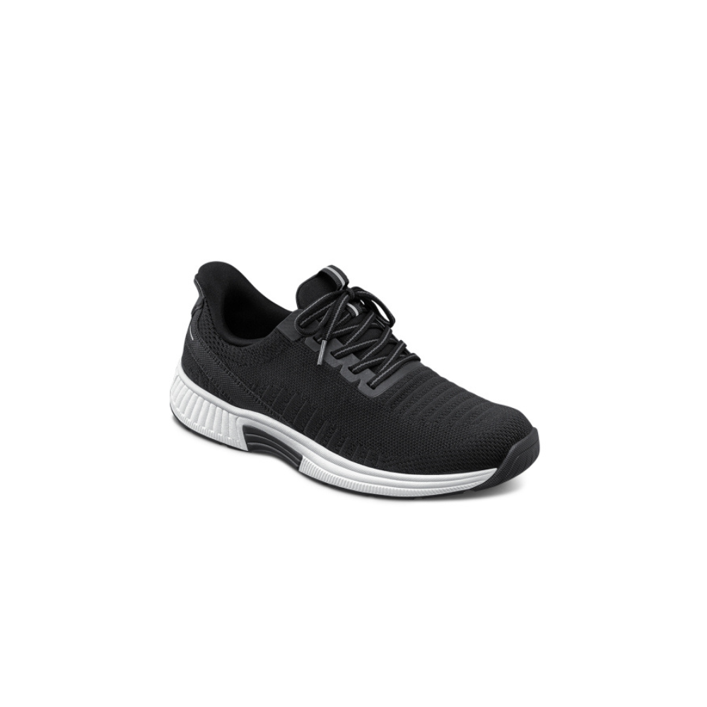 OrthoFeet Women's Kita Hands Free Sneaker - Black