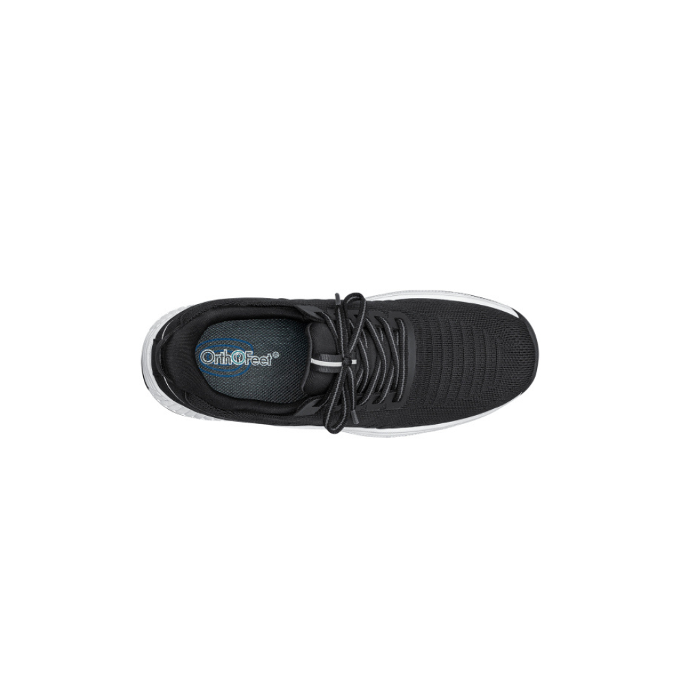 OrthoFeet Women's Kita Hands Free Sneaker - Black