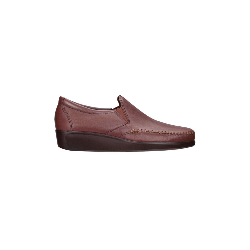 SAS Women's Dream - Leather Comfort Slip-On Loafer - Brown