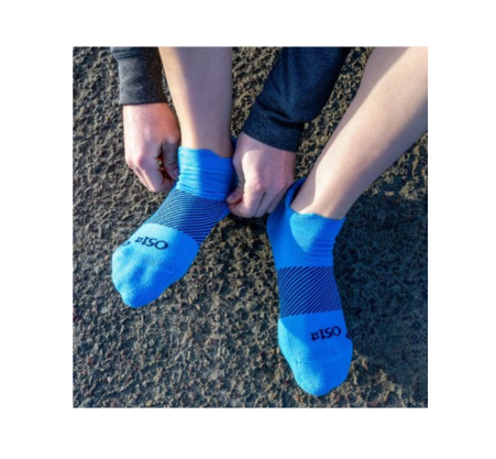 OS1st Wicked Comfort No Show Socks - Carolina Blue - Moisture Wicking