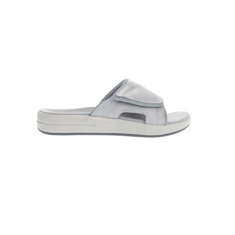 Propét Emerson Men's Adjustable Slide Sandals - Grey