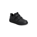 OrthoFeet Women's Maple Hands-Free Double Depth Leather Sneaker - Black