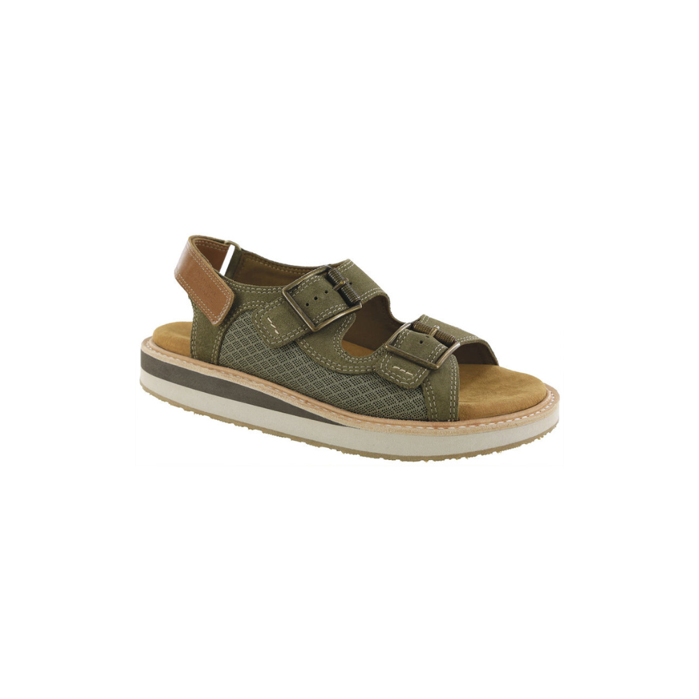 SAS Women's Conga Leather Slip-On - Comfort Slip-On - Desert Sage