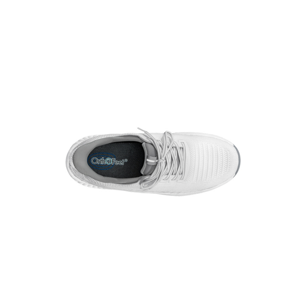OrthoFeet Women's Kita Hands Free Sneaker - White
