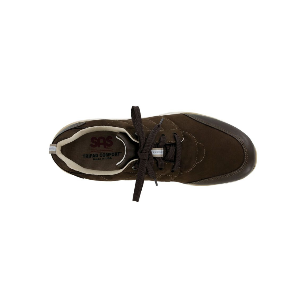 SAS Men's Venture - Leather Explorer Active Shoe - Turf / Coffee