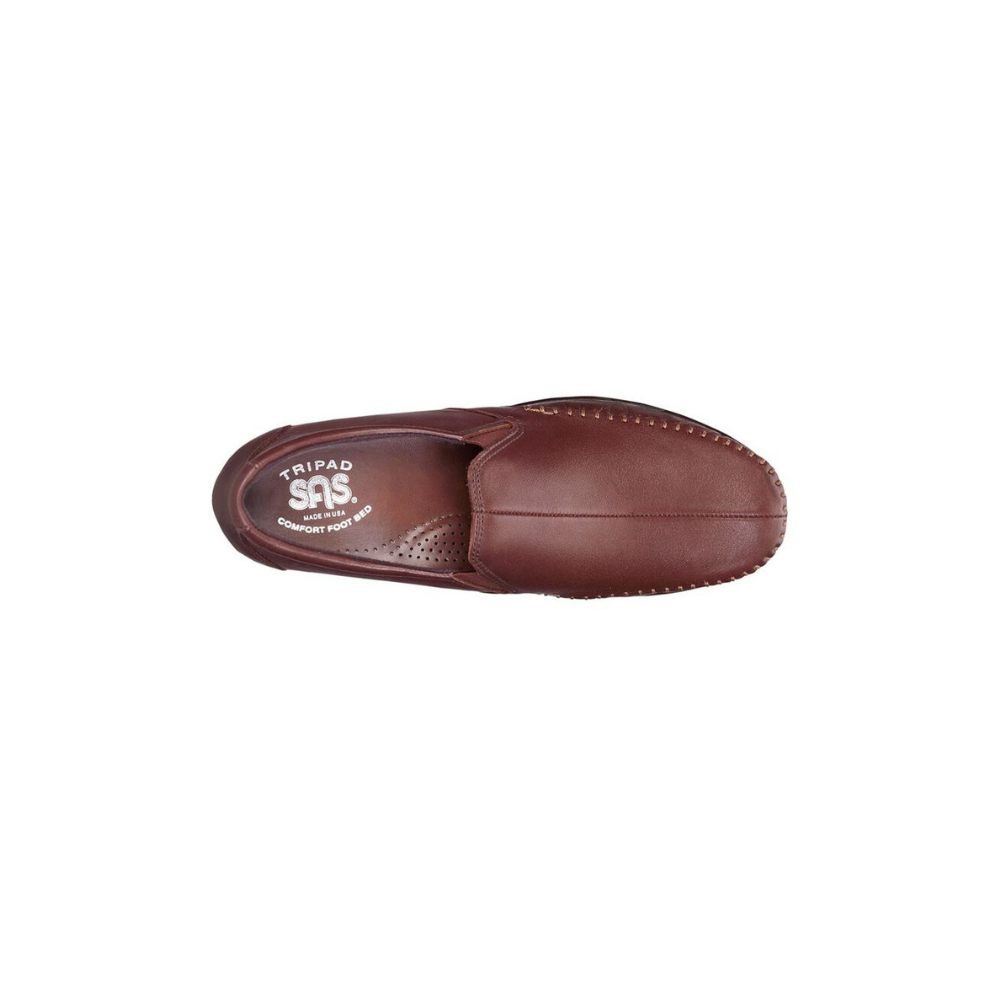 SAS Women's Dream - Leather Comfort Slip-On Loafer - Brown