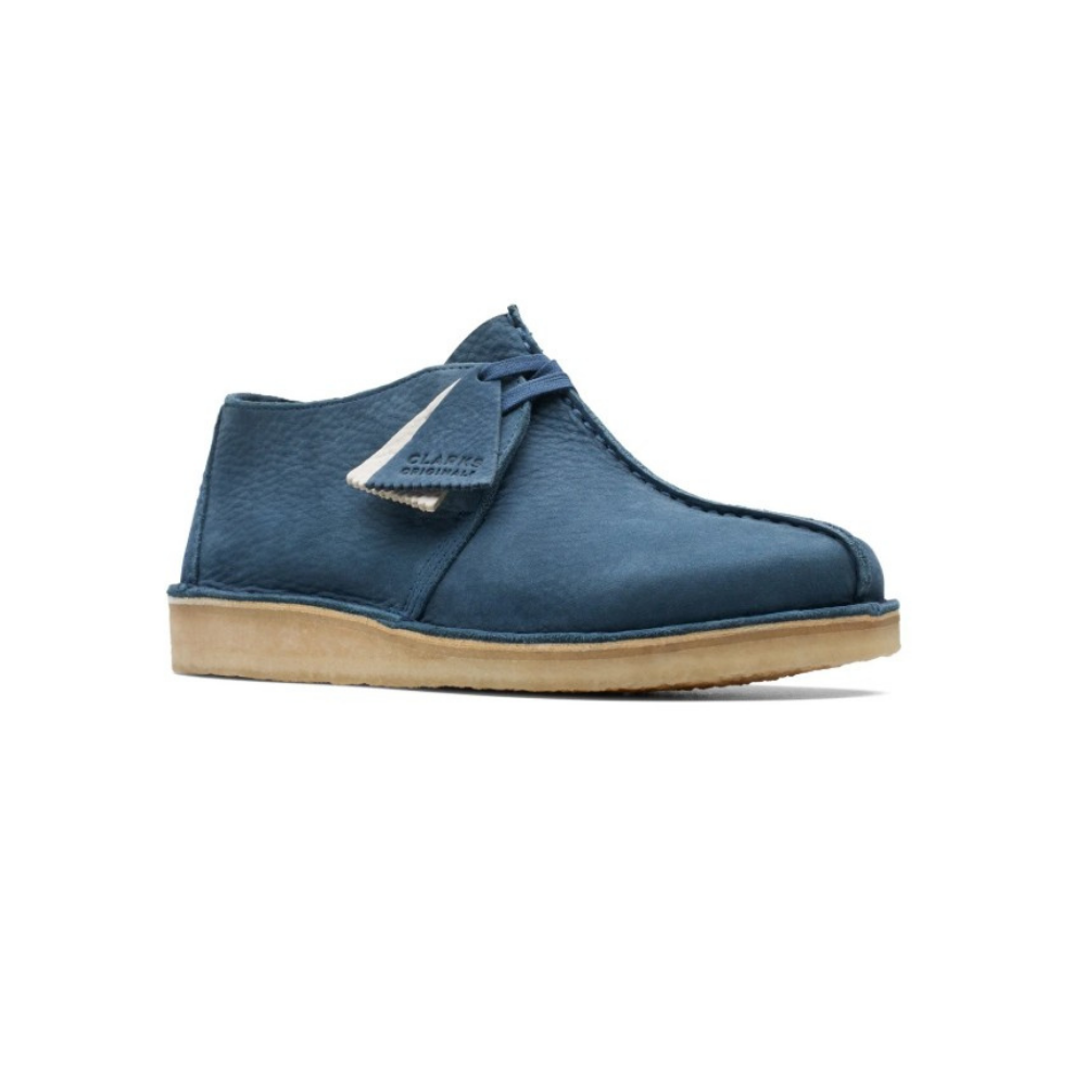 Clarks Men’s Desert Trek - Blue Nubuck - 26170134