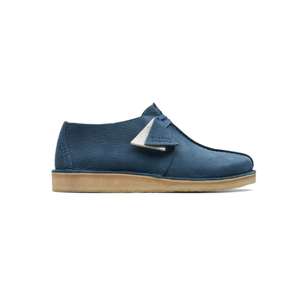 Clarks Men’s Desert Trek - Blue Nubuck - 26170134