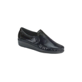 SAS Women's Dream - Leather Comfort Slip-On Loafer - Black Snake
