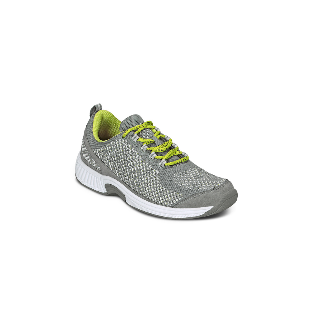 OrthoFeet Women's Coral Sneaker - Gray