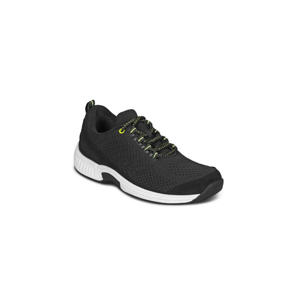 OrthoFeet Women's Coral Sneaker - Black