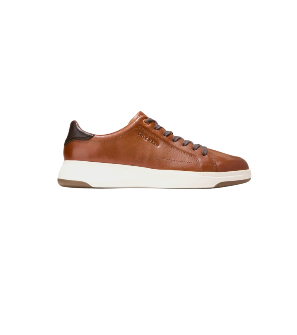 Cole Haan Men's GrandPrø Tennis 2.0 Sneakers British Tan/Dark Chocolate