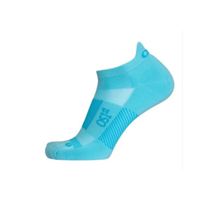 OS1st Thin Air Performance No Show Socks - Aqua - Anti-Blister & Cooling