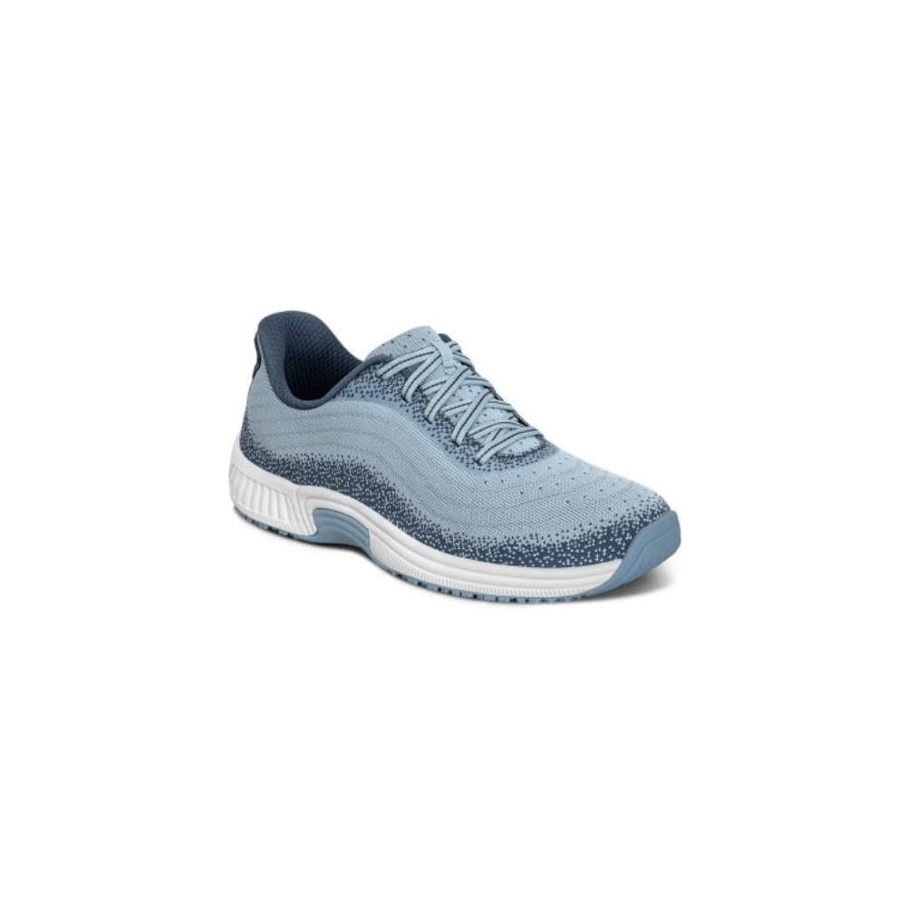 OrthoFeet Women's Kita Hands Free Sneaker - Slate/Navy