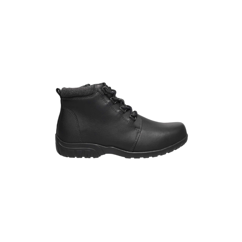Propét Women's Delaney Leather Everyday Comfort Ankle Boot - Black