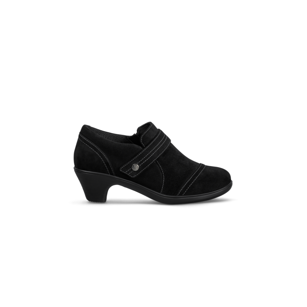 OrthoFeet Women's Eva Stretch Fabric Shoe - Black