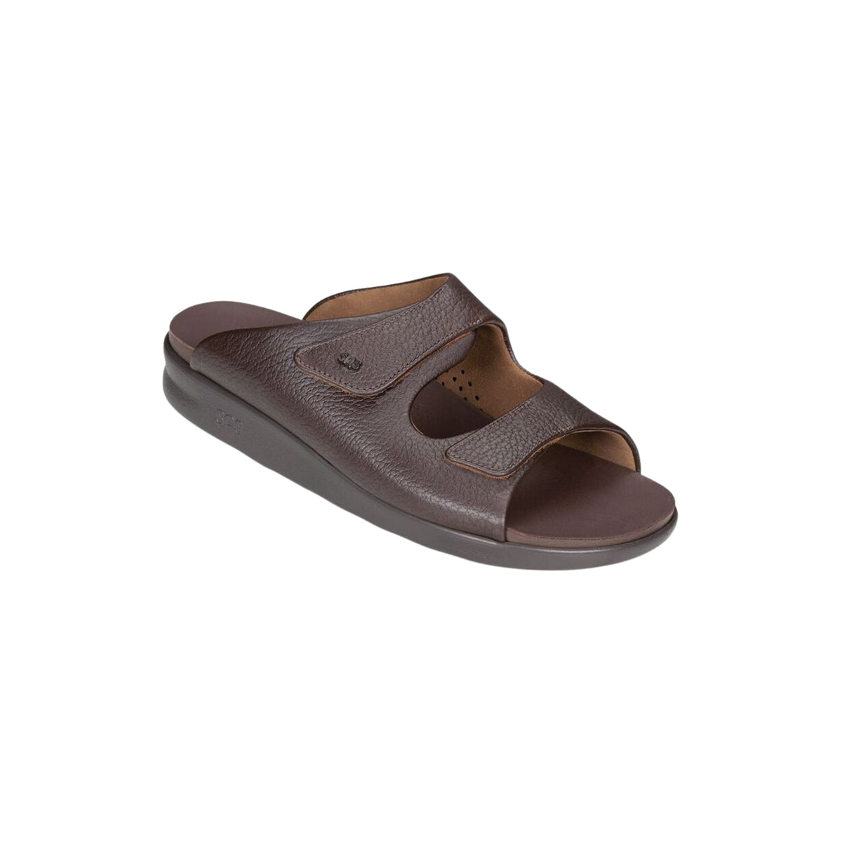 SAS Men's Encore Adjustable Slip-On Comfort Sandal - Brown