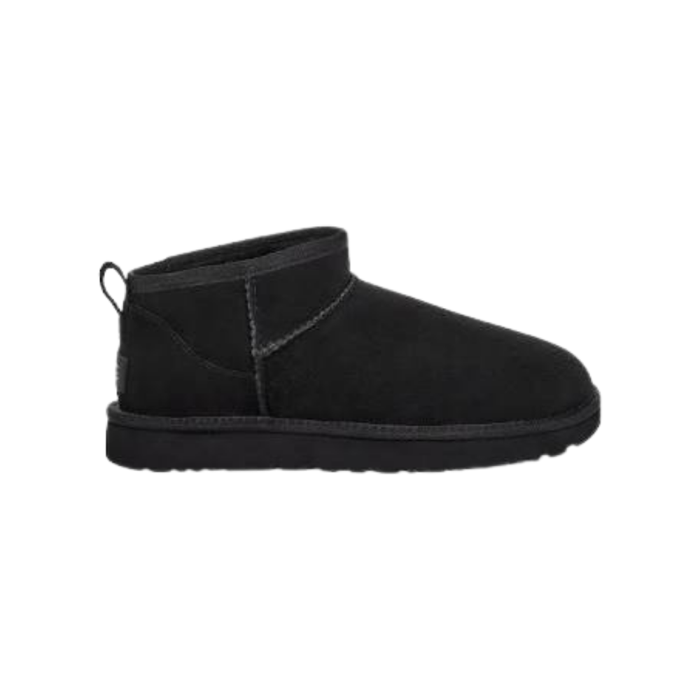 UGG Women's Classic Ultra Mini Boots - Black Suede