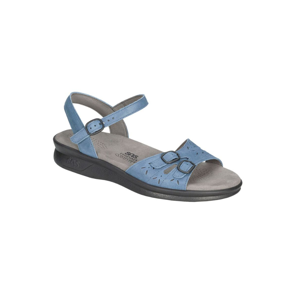 SAS Women's Duo - Quarter Strap Comfort Sandal - Denim