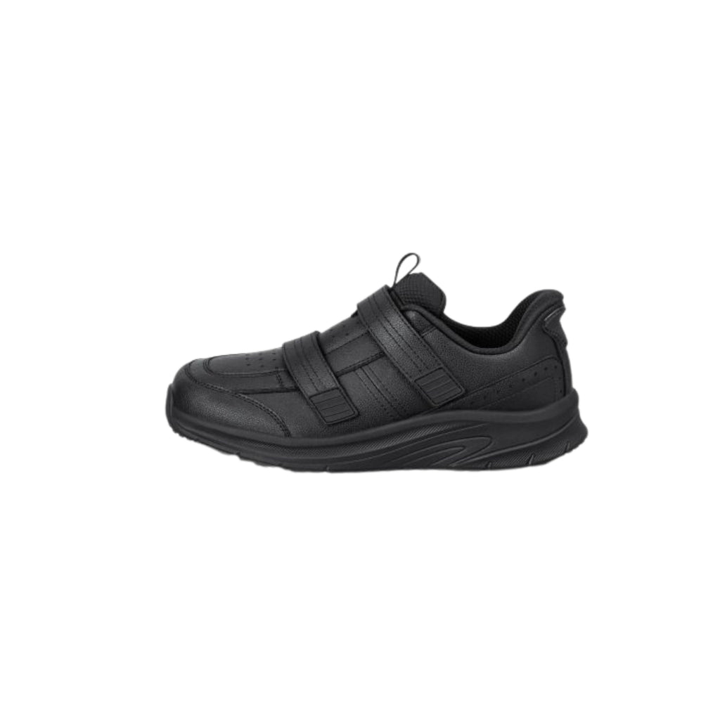 Orthofeet Men's Oak Hands-Free Double Depth Shoes – Black