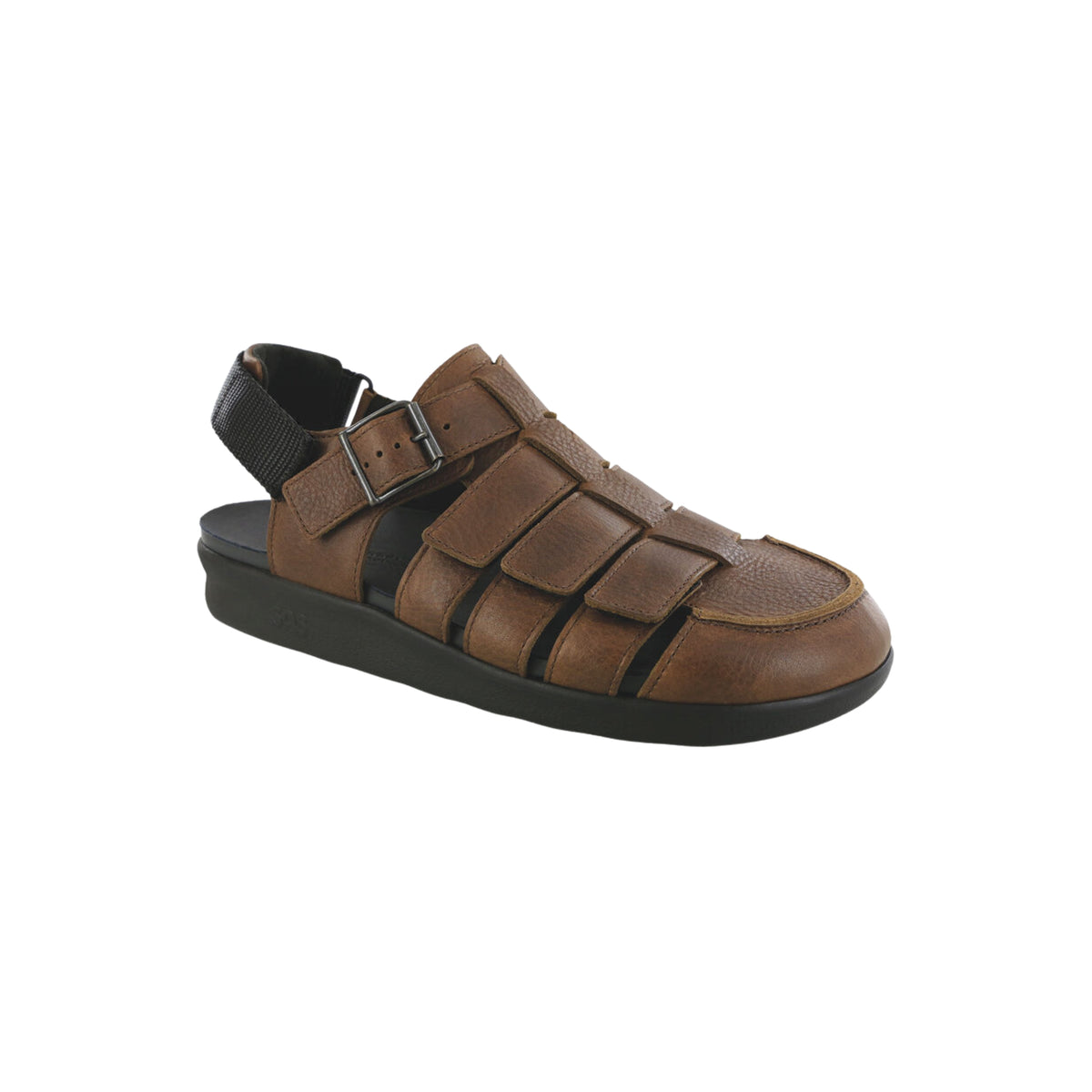 SAS Men's Endeavor Adjustable Fisherman Comfort Sandal - Brown
