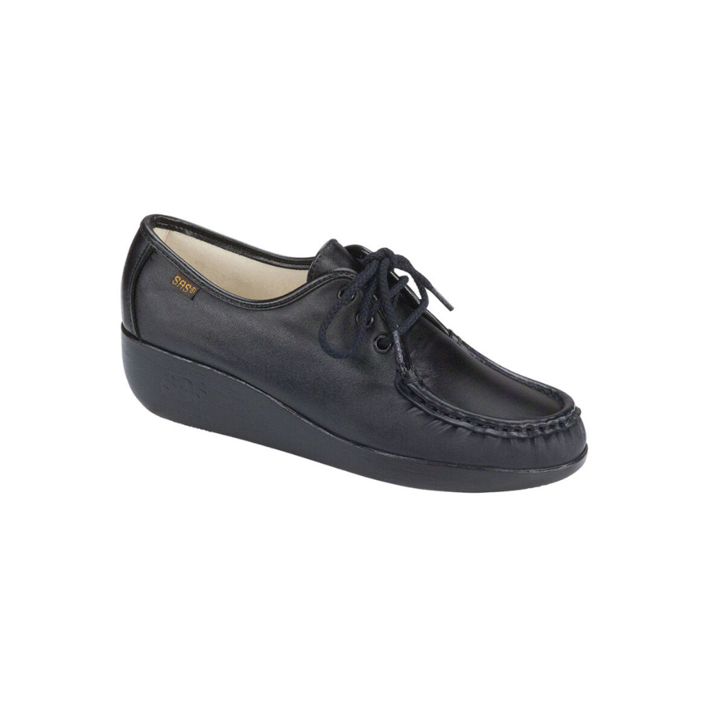 SAS Women's Bounce Leather Walking Shoe - Black