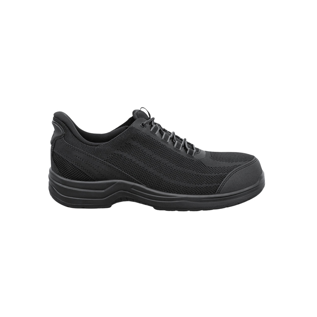 Orthofeet Men's Onyx Hands-Free Safety Toe Work Shoes - Black