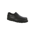 SAS Men's Hangout Vibram Moc-Toe Slip-On Shoe - Matte Black