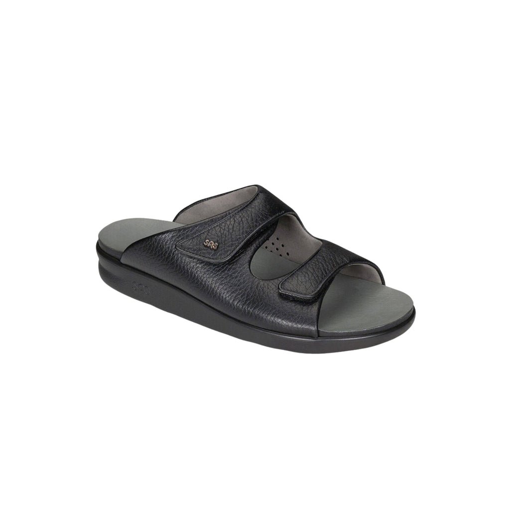SAS Men's Encore Adjustable Slip-On Comfort Sandal - Black