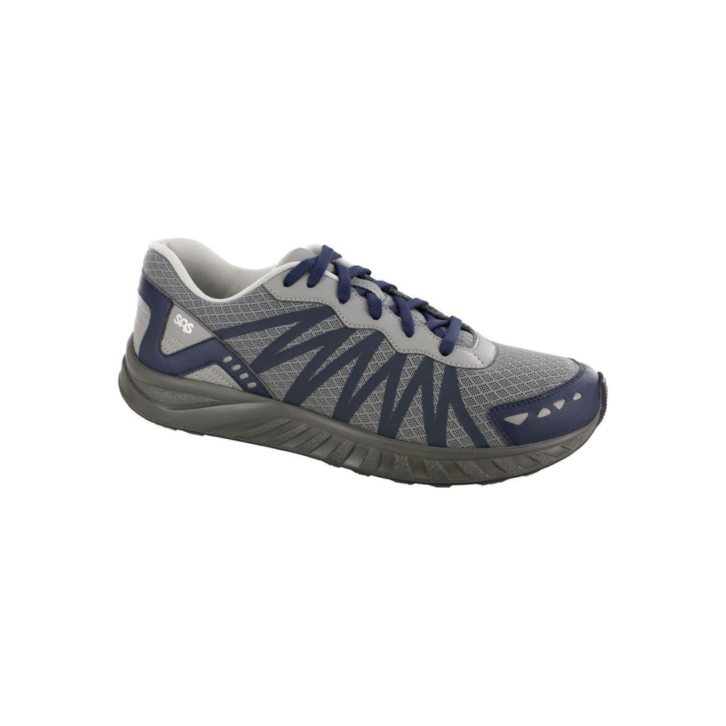 SAS Men's Pursuit Supportive Performance Athletic Sneaker – Gray / Navy