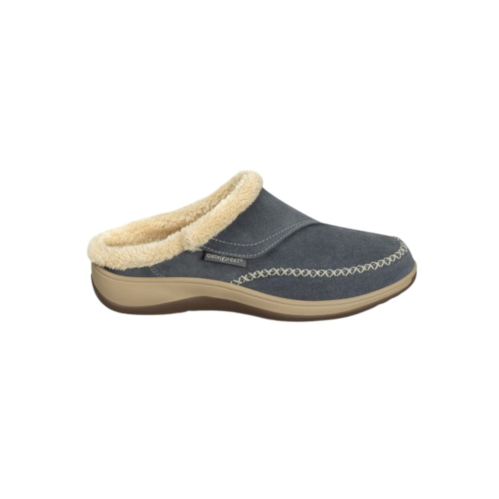 Orthofeet Women's Charlotte Orthopedic Adjustable Slippers - Gray