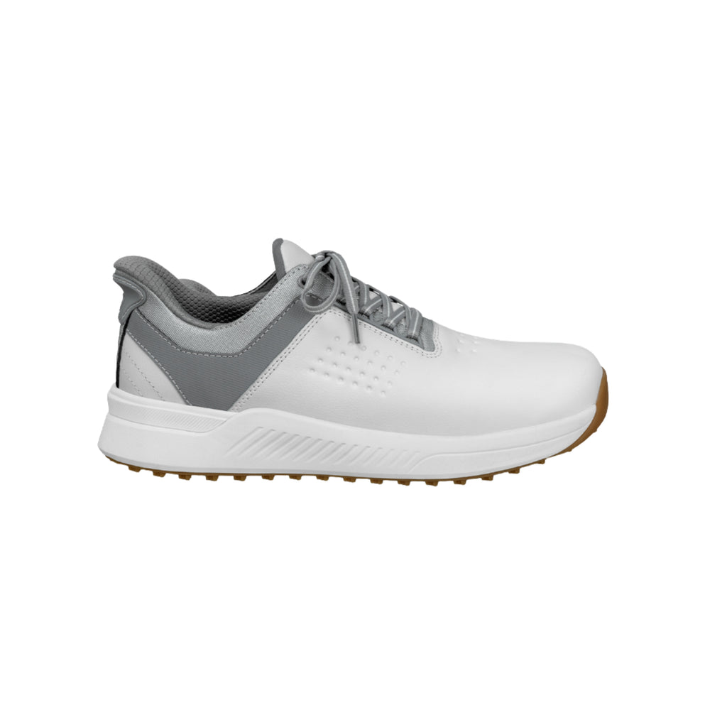 Orthofeet Men's Birdie Hands-Free Water-Repellent Golf Shoes - White