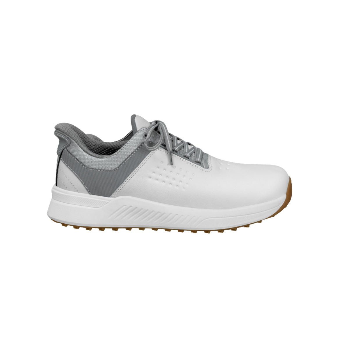 Orthofeet Men's Birdie Hands-Free Water-Repellent Golf Shoes - White