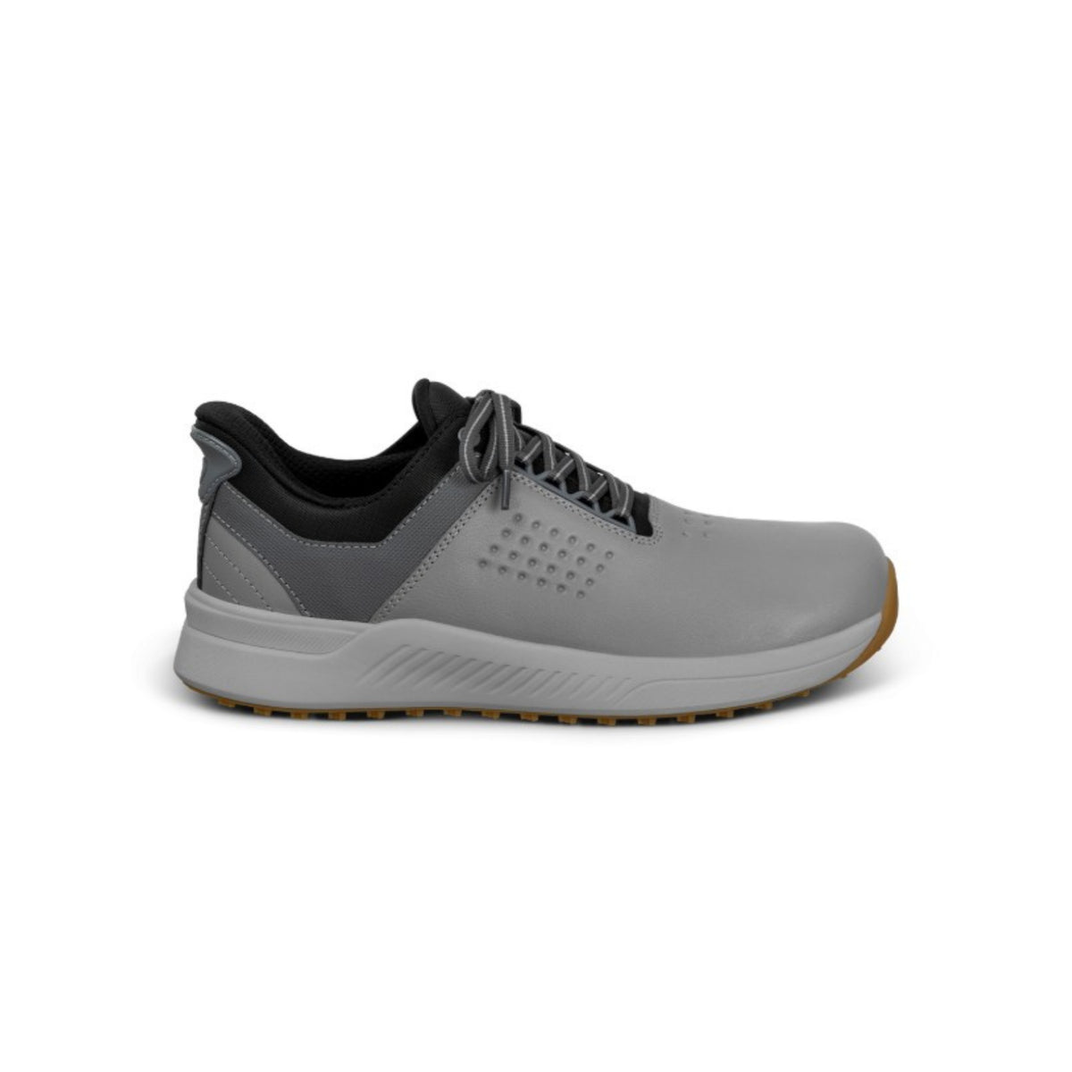Orthofeet Men's Birdie Hands-Free Water-Repellent Golf Shoes – Gray